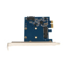 PCI- To MSATA 3.0 + SATA3.0 HDD/SSD Converter Card ASM1061