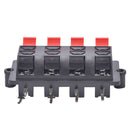 2X 12 Terminal 12 Position Spring Loaded Push Speaker Socket Connector Board JR