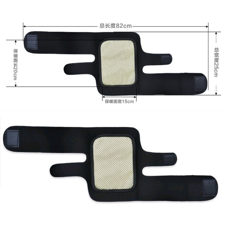 Self Heating Knee Pads Magnetic Therapy Tourmaline Elbow Wrist Belt 1Pair Brace