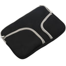 Zipper portable handbag For 13" Laptop Black   J8S9