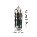 Creative Quartz Crystal Point 60-70mm Natural Wand Healing Specimen Stone R U1X8