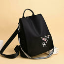 Oxford Women Backpack Casual School Bag Travel Anti-theft Knapsack (Pink)