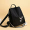 Oxford Women Backpack Casual School Bag Travel Anti-theft Knapsack (Pink)