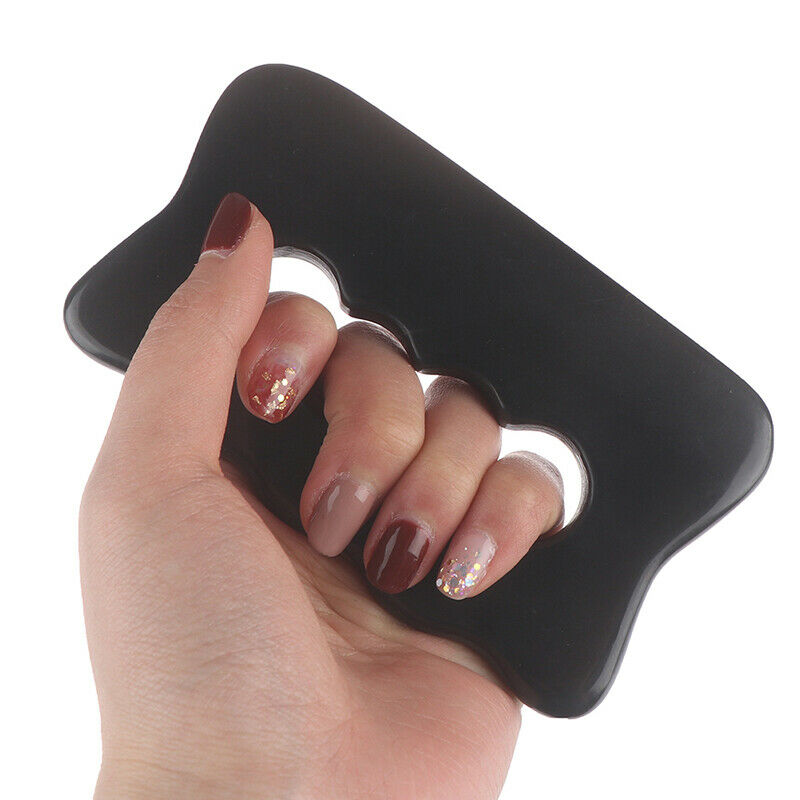 1X Acupuncture Points Massager Jade Stone Guasha Puncture Muscle Body Relax T BX