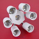 7in1 Adjustable E27 Base Socket SPlitter Light Lamp Bulb Adapter Holder Converte