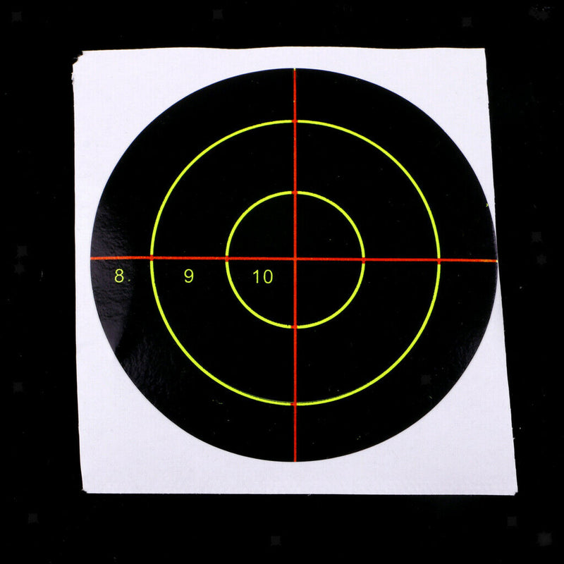 100pcs Diameter 3'' Self adhesive Splatter & Reactive Targets