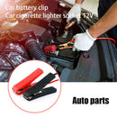Car Socket Battery Jump Starter Crocodile Clip Plug Conncetor Cable Clamp  A