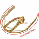 Duoya Quartz Watches Women Ladies Dress Bracelet Wristwatch Woven Bracelet