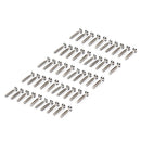 50pcs Nickel Tremolo Bridge Mounting Screws for    TL Guitar Parts