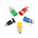 5pcs 4mm Insulated Banana Socket Connectors Alloy Screw Type
