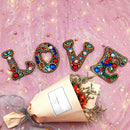 4pcs/set DIY Love Full Drill Special Shaped Diamond Painting Keychain Gifts