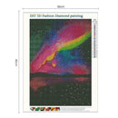 5D DIY Full Drill Diamond Painting Aurora Cross Stitch Embroidery Mosaic