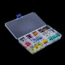 140pcs Automotive Car Motorcycle 2A-40A Mini Blade Fuses Kit With Puller