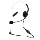 Ear Noise Canceling Call Center Office Headset with 2.5mm Adapter Cable