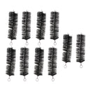 10Piece Fish Tank Aquarium Brush Set for Pond Skimmer Filter Pond Cleaning Tool