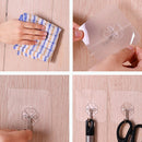 3 strong transparent suction cup sucker wall hooks hanger for kitchen bathroomJR