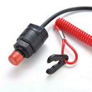 Boat Outboard Engine Motor Kill Stop Switch With Safety Tether Fits For Yamaha