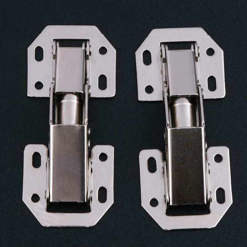 10pcs 3in Bridge Shaped Spring Frog Closet Cabinet Door Hinges No Drilling  A