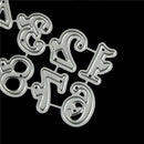 10Pcs Digital love Metal Cutting Dies For DIY Scrapbooking Album Paper Cards FT