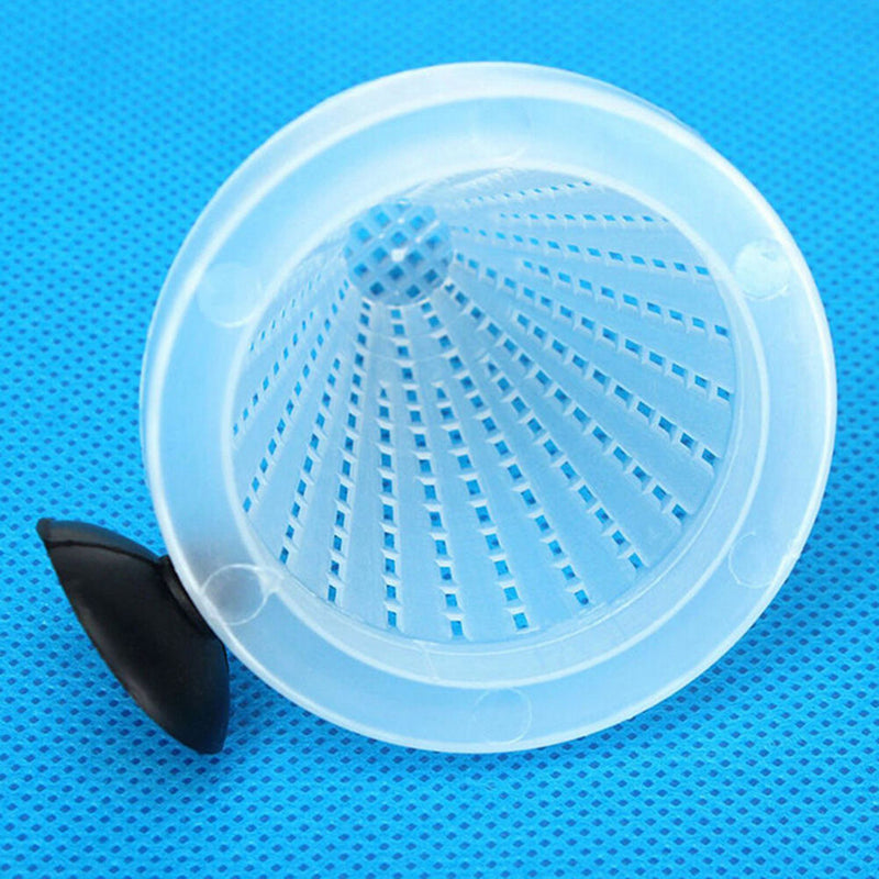 1XNEW Aquarium Basket Feeder Fish Food Live Worm Bloodworm Cone Feed Tool  JR