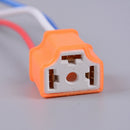 5pcs H4 9003 Car Female Ceramic Headlight Extension Connector Bulb Wire Adapter3