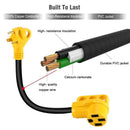Kohree 30 Amp to 50 Amp RV Plug Adapter Heavy Duty Dogbone Electrical Power