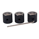 Black Metal Electric Guitar Control Speed Knobs For Bass Electric Volume Tone