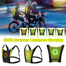 4-Mode Turn Signal Pack Cycling Bicycle Direction Indicator Backpack Vest