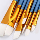 10 pcs Wood Artist Oil Paint Brush Art Brushes Painting Watercolor Gouache KOJ