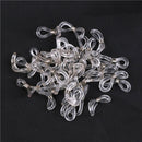 40X Chain Strap Holders Rubber Loop Ends Clear Eye Glasses Spectacle Supplies ME