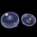 Clear Microwave Plate Cover Food Dish Lid Ventilated Steam Vent Kitchen In_viR3C