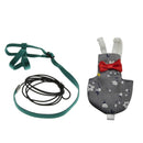 Cotton Harness Leash with Adjustable and Bite Resistant Design + Cockatiel