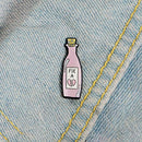 Cartoon Cute Bottle Pin Brooch Creative Badge Unisex Jewelry Gift (Style 4)