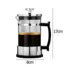 Stainless Steel 304 Pressure Pot Coffee Maker Household Teapot Tea Brewer