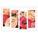 Rose 5D DIY Full Drill Diamond Painting 4-pictures Combination Kits Crafts