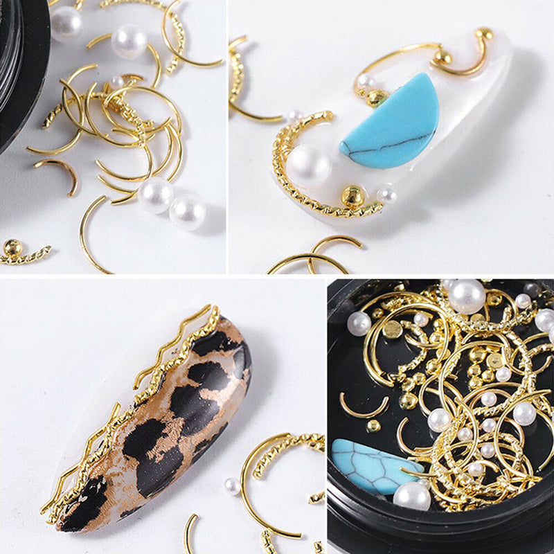 Charm Manicure Ornament Multi-size Sequins DIY Nails Art Decorations (MD06)