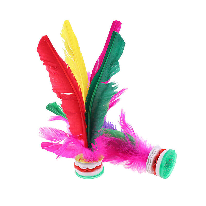 2pc China Jianzi Fancy Shuttlecock Fitness Entertainment For Physical ExercS Cy