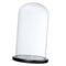 Decorative Glass Cloche Bell Jar Dome with Wooden Base Display Decor_Black F