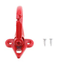 Aluminum Motorcycle Holder Carry Helmet Bag Bottle Hanger Hook Red