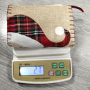 Christmas Lattice Champagne Wine Bottle Cover Drawstring Pocket (Santa) A