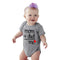 Baby Boys Girls Summer Leisure Rompers Short Sleeve Print Sunsuit (12-18M) A#S
