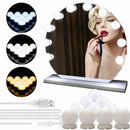 Hollywood Style LED Mirror Light Makeup Mirror USB Cosmetic Make Up Lamp 10