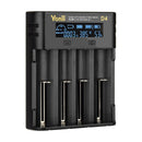 USB LCD Smart Battery Charger 4 Slots For 18650 21700 26650.etc Nimh BatterS Hn