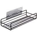 Self-Adhesive Sundries Organizer Shower Shelf Basket Bathroom Shampoo Holde K7U6