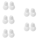 20 Pieces Left+ Right In Ear Wireless Bluetooth Headset Earpads Ear Gel Tip