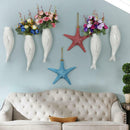Mediterranean Style Beach Starfish Bathroom Home Wedding Wall Art Decor Blue