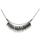 Punk Black Dangle Spike Rivet Tassels Multilayer Chain Necklace R4V3