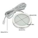 LED RV Boat Ceiling Light 2.36inch 250 Lumen LED Panel Light DC 12V 2.5W 4000K