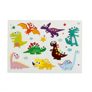 9pcs/set DIY Cake Flag Cartoon Dinosaur Cake Topper Kids Birthday Party Dec ME