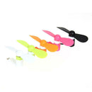 Portable 2 in 1 Cell Phone Mini Electric Fan Cooling Cooler 5Pcs